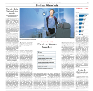 Berliner Zeitung, Dr. Wolter: Beeindruckend, wie viel Dankbarkeit ein Schönheitschirurg bekommt